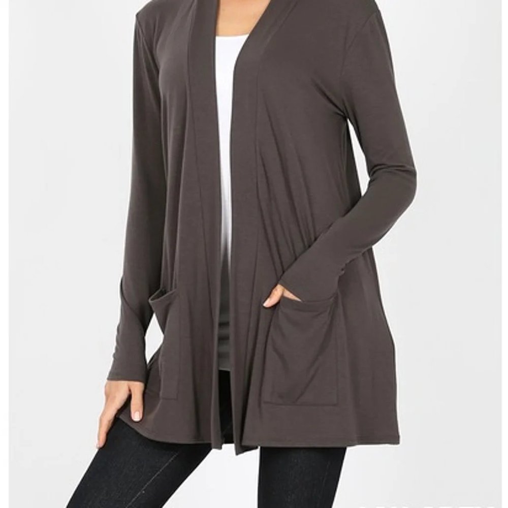 NEW Plus Grey Cardigan